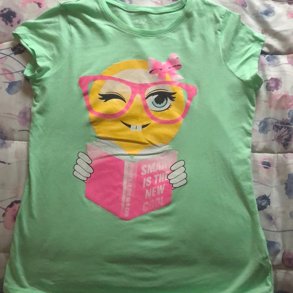 Neon green “Smart is the New Cool” shirt!!